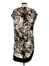 Mossimo 100% Polyester Graphic Black Casual Dress Size L - photo 2