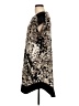 Mossimo 100% Polyester Graphic Black Casual Dress Size L - photo 5