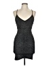 Windsor Metallic Gray Black Cocktail Dress Size M - photo 1