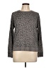 Lucky Brand Animal Print Gray Pullover Sweater Size L - photo 1