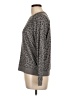 Lucky Brand Animal Print Gray Pullover Sweater Size L - photo 5