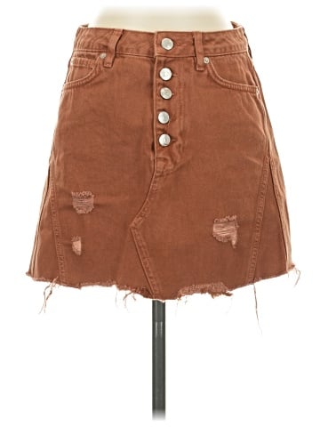 We the Free Denim Skirt (view 1)