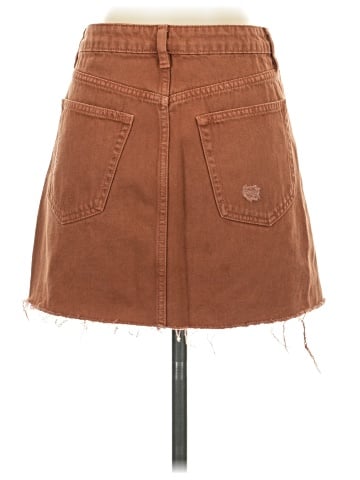 We the Free Denim Skirt (view 2)