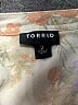 Torrid Ivory Long Sleeve Blouse Size 2X Plus (2) - photo 4