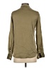 J.Crew 100% Silk Green Long Sleeve Silk Top Size S (estimated) - photo 2