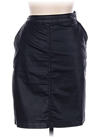 Banana Republic Factory Store Faux Leather Skirt (view 1)