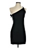 Et Clet Solid Black Cocktail Dress Size S - photo 1