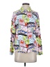 Princess Polly Print Blue Long Sleeve Blouse Size 2 - photo 1