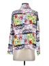 Princess Polly Print Blue Long Sleeve Blouse Size 2 - photo 2