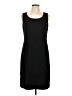 Donna Ricco 100% Polyester Solid Black Cocktail Dress Size 10 - photo 1