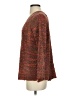 Democracy Tweed Brown Pullover Sweater Size S - photo 5