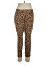 Old Navy Animal Print Brown Casual Pants Size XL - photo 1