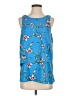 Cooper & Ella 100% Polyester Blue Sleeveless Blouse Size S - photo 1