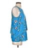 Cooper & Ella 100% Polyester Blue Sleeveless Blouse Size S - photo 4