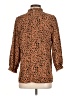 Assorted Brands Animal Print Brown 3/4 Sleeve Blouse Size S - photo 2