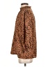 Assorted Brands Animal Print Brown 3/4 Sleeve Blouse Size S - photo 5