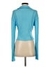 Shein Teal Long Sleeve Blouse Size S - photo 2