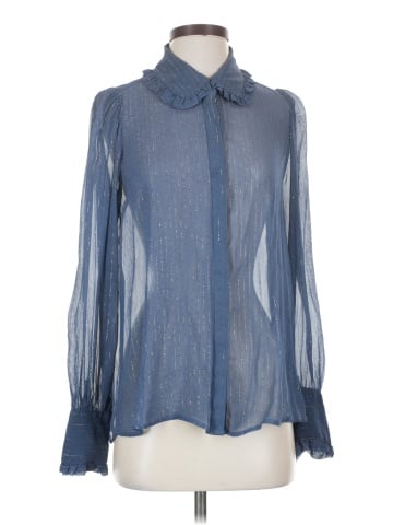 7 For All Mankind Long Sleeve Blouse (view 1)