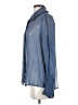 7 For All Mankind Blue Long Sleeve Blouse Size S - photo 5