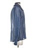7 For All Mankind Blue Long Sleeve Blouse Size S - photo 4