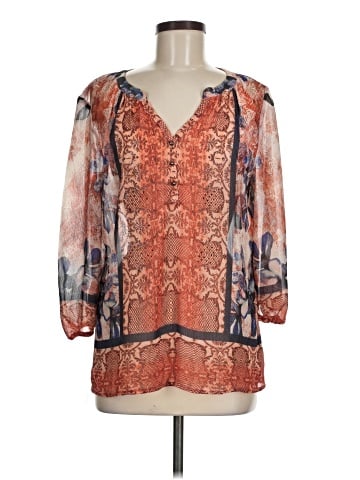 New Directions 3/4 Sleeve Blouse (view 1)