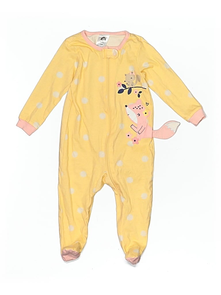 Pre-owned Gerber Babies' Dress In Yellow