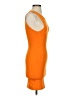 Zara Color Block Orange Cocktail Dress Size S - photo 4