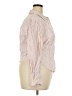 Torrid Stripes Ivory Long Sleeve Button-Down Shirt Size 2X Plus (2) - photo 4