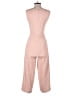 Tahari 100% Polyester Solid Pink Jumpsuit Size 4 - photo 2