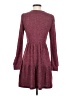 Sampeel Tweed Burgundy Casual Dress Size S - photo 2