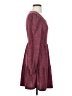 Sampeel Tweed Burgundy Casual Dress Size S - photo 4