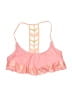 Breaking Waves Pink Swimsuit Top Size S - photo 1