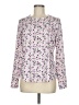 Pebble Beach Print Pink Long Sleeve Blouse Size M - photo 1
