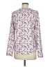 Pebble Beach Print Pink Long Sleeve Blouse Size M - photo 2