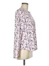 Pebble Beach Print Pink Long Sleeve Blouse Size M - photo 4
