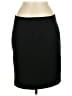 Anne Klein Solid Black Casual Skirt Size 8 (petite) - photo 1