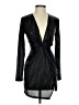 Shein 100% Polyester Metallic Black Cocktail Dress Size 2 - photo 1