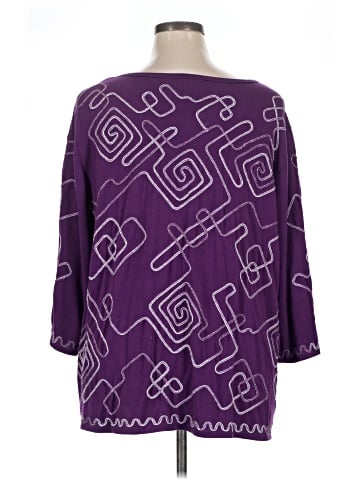 Maggie Barnes for Catherines 3/4 Sleeve Blouse (view 2)