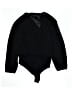 Alfani 100% Polyester Black Bodysuit Size XL - photo 1