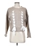 Kori America Hearts Tan Gray Pullover Sweater Size S - photo 1