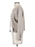 Kori America Hearts Tan Gray Pullover Sweater Size S - photo 5