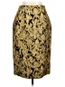 Michael Kors Collection Paisley Gold Formal Skirt Size 10 - photo 1