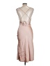 Lovely 100% Polyester Tan Cocktail Dress Size 10 - photo 2