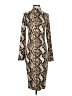Leith Animal Print Brown Cocktail Dress Size S - photo 1