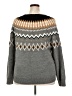 Crown & Ivy Chevron-herringbone Gray Pullover Sweater Size 2X - photo 2