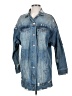 Essue 100% Cotton Blue Denim Jacket Size S - photo 1