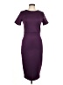 Alexia Admor Solid Purple Cocktail Dress Size M - photo 1
