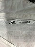 Zara Ivory White 3/4 Sleeve Button-Down Shirt Size S - photo 6