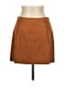 Sage the Label 100% Polyester Solid Brown Casual Skirt Size L - photo 2