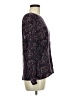 Foxcroft 100% Rayon Paisley Purple Long Sleeve Blouse Size 6 - photo 4